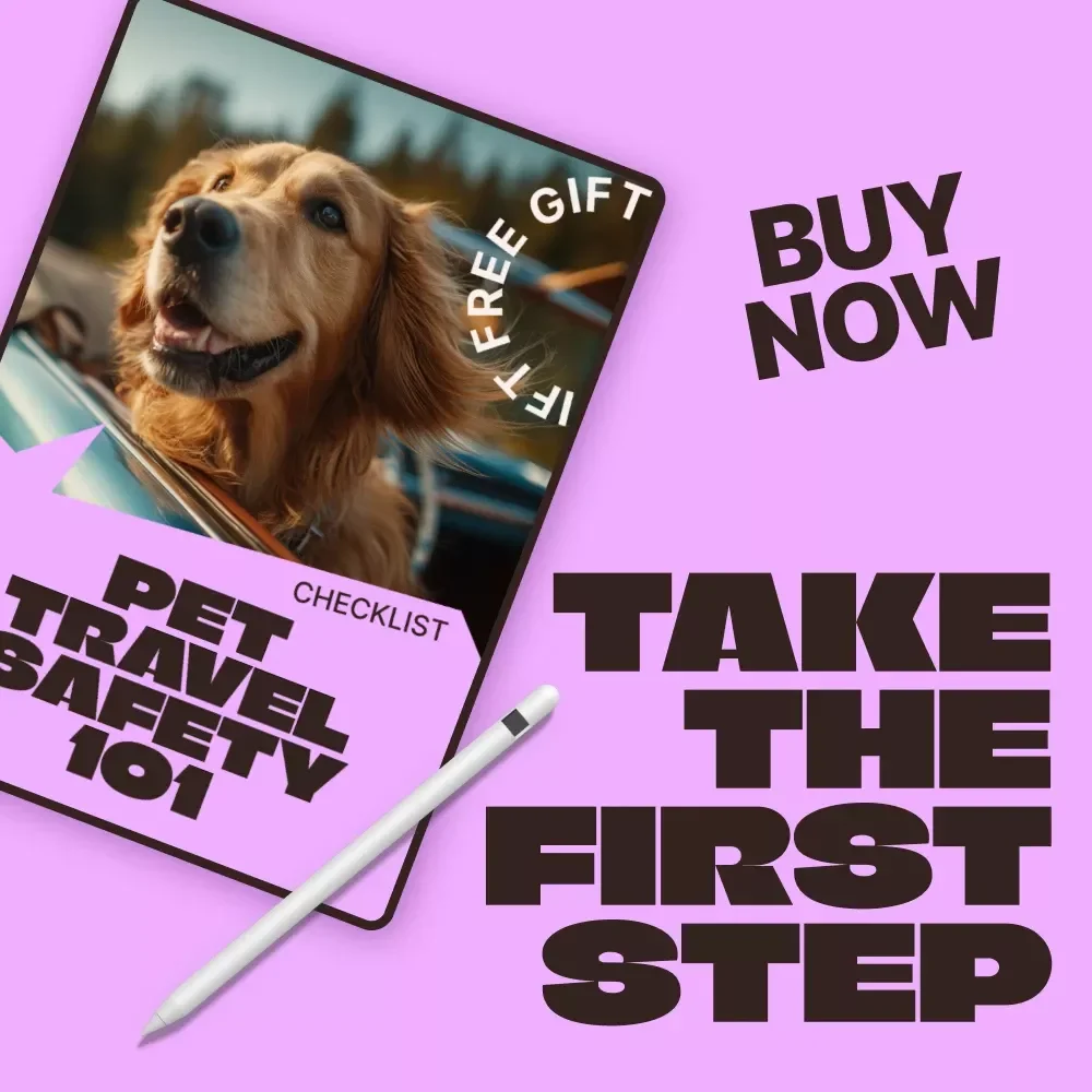 Pet Travel Safety 101: Car Seat Rules Checklist – Digital Pet Car Safety Guide, Pet Seatbelt & Carrier Safety, Dog & Cat Travel Checklist, Instant Download