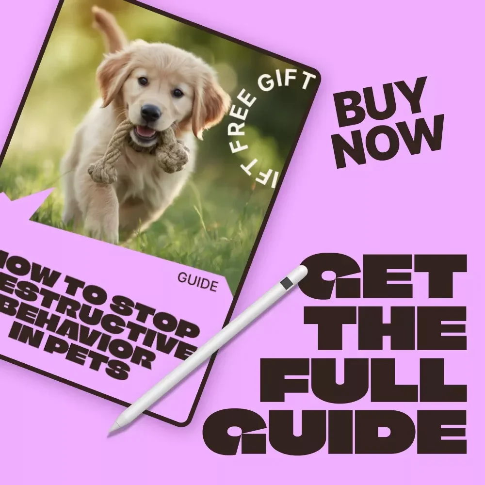 How to Stop Destructive Behavior in Pets | Practical Ebook Guide for Pet Owners | Training, Anxiety Relief & Daily Routines