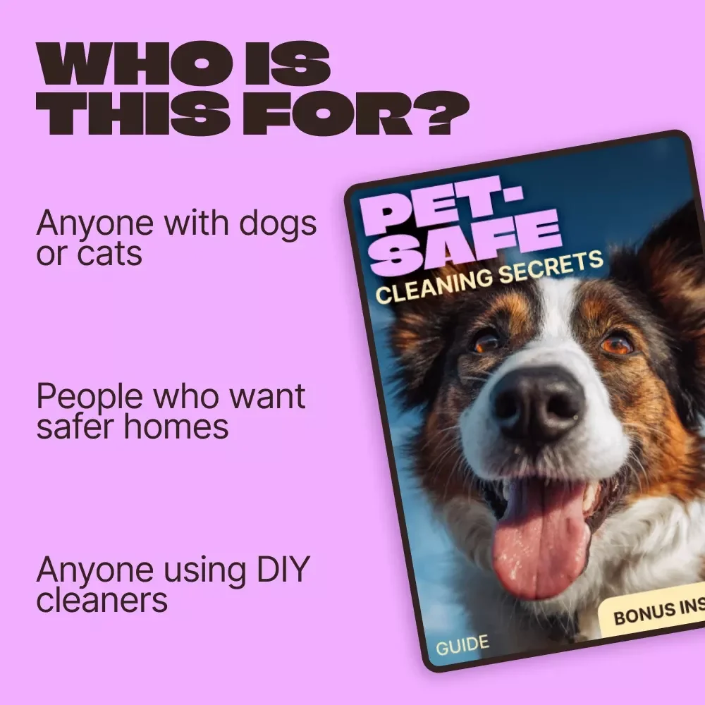 Pet-Safe Cleaning Secrets | A Smart Home Guide to Choosing Pet Safe Cleaning Products & Creating a Healthier Space for Dogs & Cats