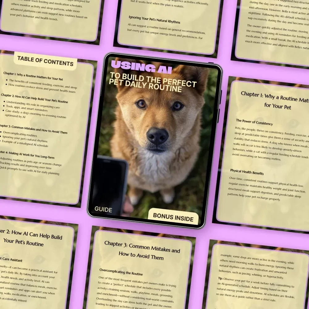 Using AI to Build the Perfect Pet Daily Routine | Smart Pet Care Guide | ai routine builder for pet care