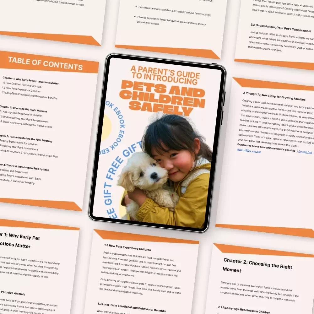 A Parent’s Guide to Introducing Pets and Children Safely | Practical eBook for Introducing Pets to Children with Confidence, Calm, and Care