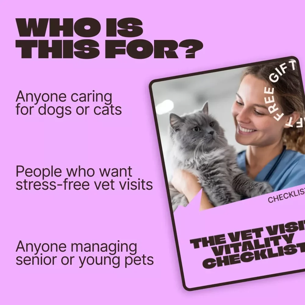 The Vet Visit Vitality Checklist | Pet Health Care Planner | How Often Pets Need Vet Visits Guide | Printable & Digital Download