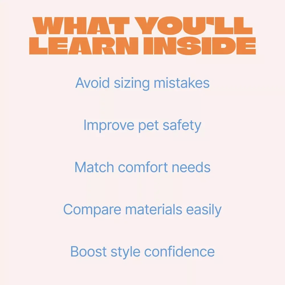 Finding the Perfect Fit for Your Pet – Complete eBook Guide on How to Choose a Pet Collar, Sizing, Safety & Style for Dogs and Cats