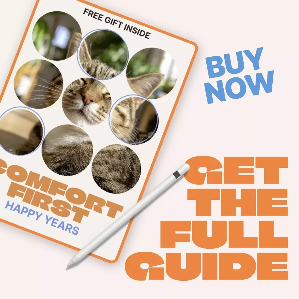 Comfort First, Happy Years – A Practical eBook Guide with Comfort Tips for Senior Pets, Creating Cozy Homes, Gentle Routines, and Happier Golden Years