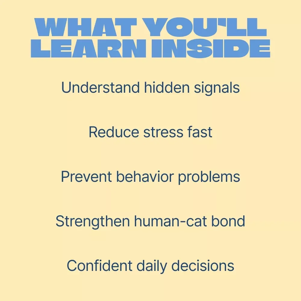 What Your Cat is Trying to Tell You: Understanding Behavior | Cat Behavior Meaning Guide | Digital eBook for Cat Owners