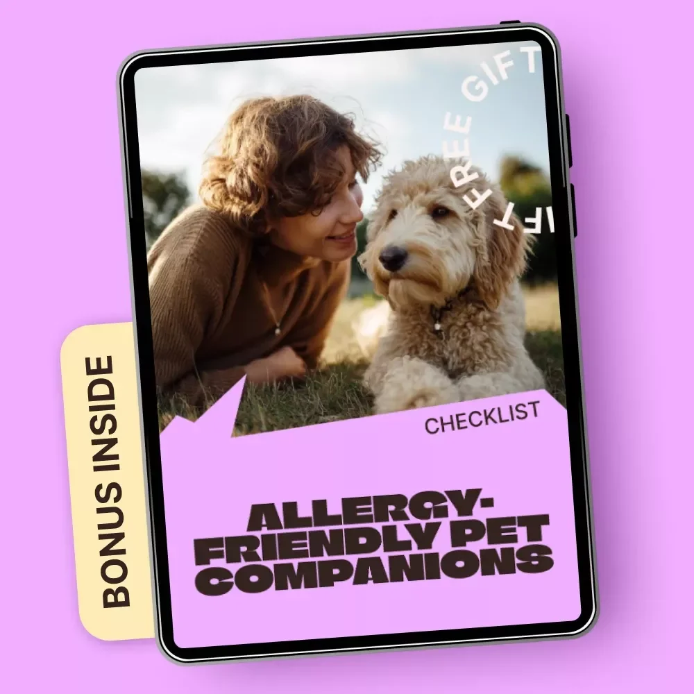 Allergy-Friendly Pet Companions – Easy Digital Checklist for Finding the best pets for allergies | Smart Pet Choice Guide