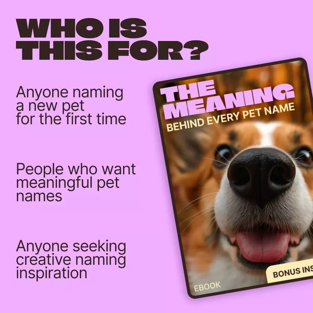 The Meaning Behind Every Pet Name – A Heartfelt eBook for Pet Name Meaning Ideas, Creative Naming & Deeper Pet Bonds