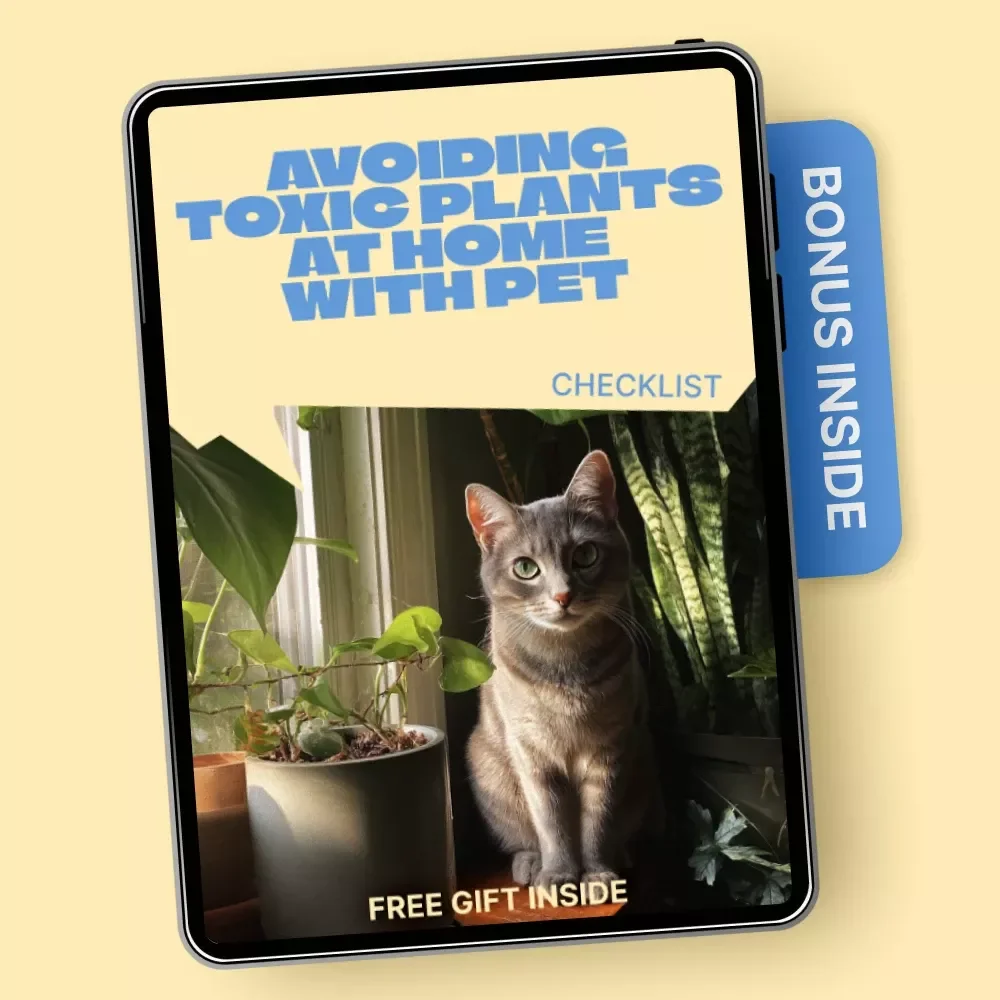 Avoiding Toxic Plants at Home with Pet – Printable Checklist for Identifying Toxic Plants for Pets, Safer Indoor Greenery & Pet-Friendly Home Guide