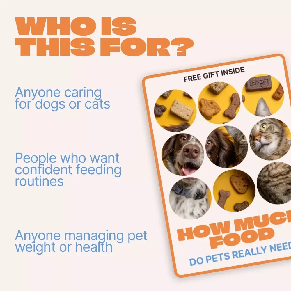 How Much Food Do Pets Really Need – Easy Feeding Checklist for Dogs & Cats, Portion Control Guide, Pet Meal Planning Download