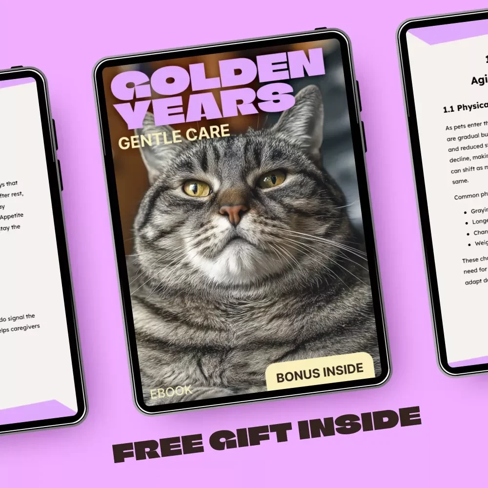 Golden Years, Gentle Care – Senior Pet Care Basics eBook for Aging Dogs and Cats | Loving Guide for Comfort, Health, and Daily Support