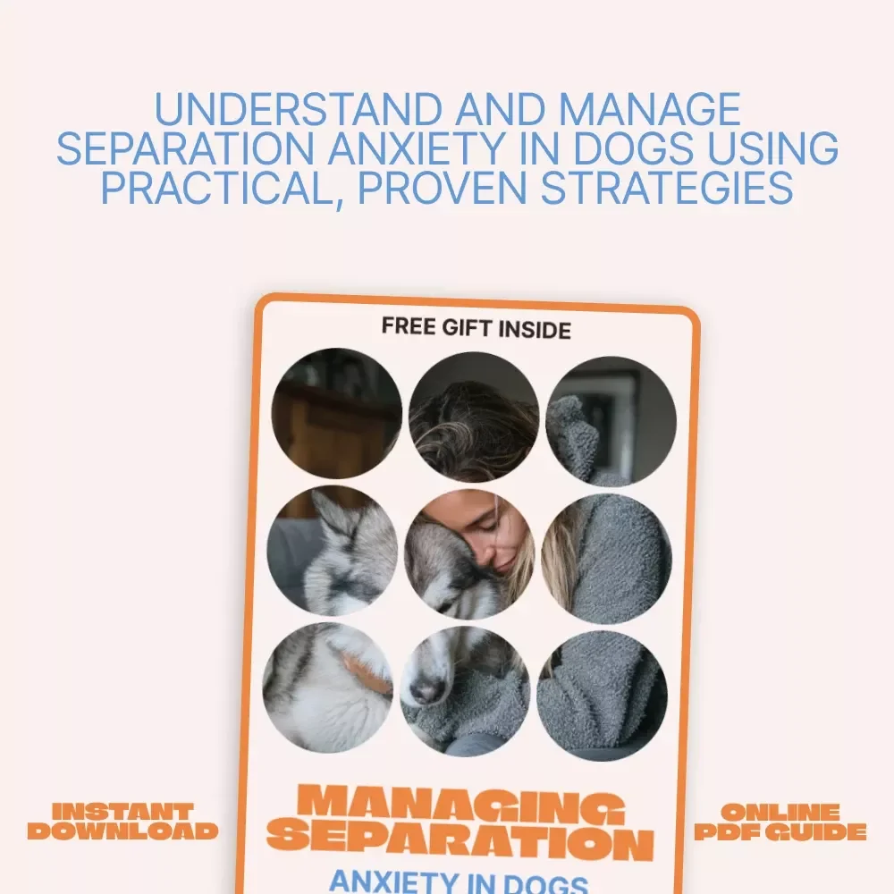 Managing Separation Anxiety in Dogs | Practical Training eBook for Calmer, Confident Dogs | Separation Anxiety in Dogs Guide