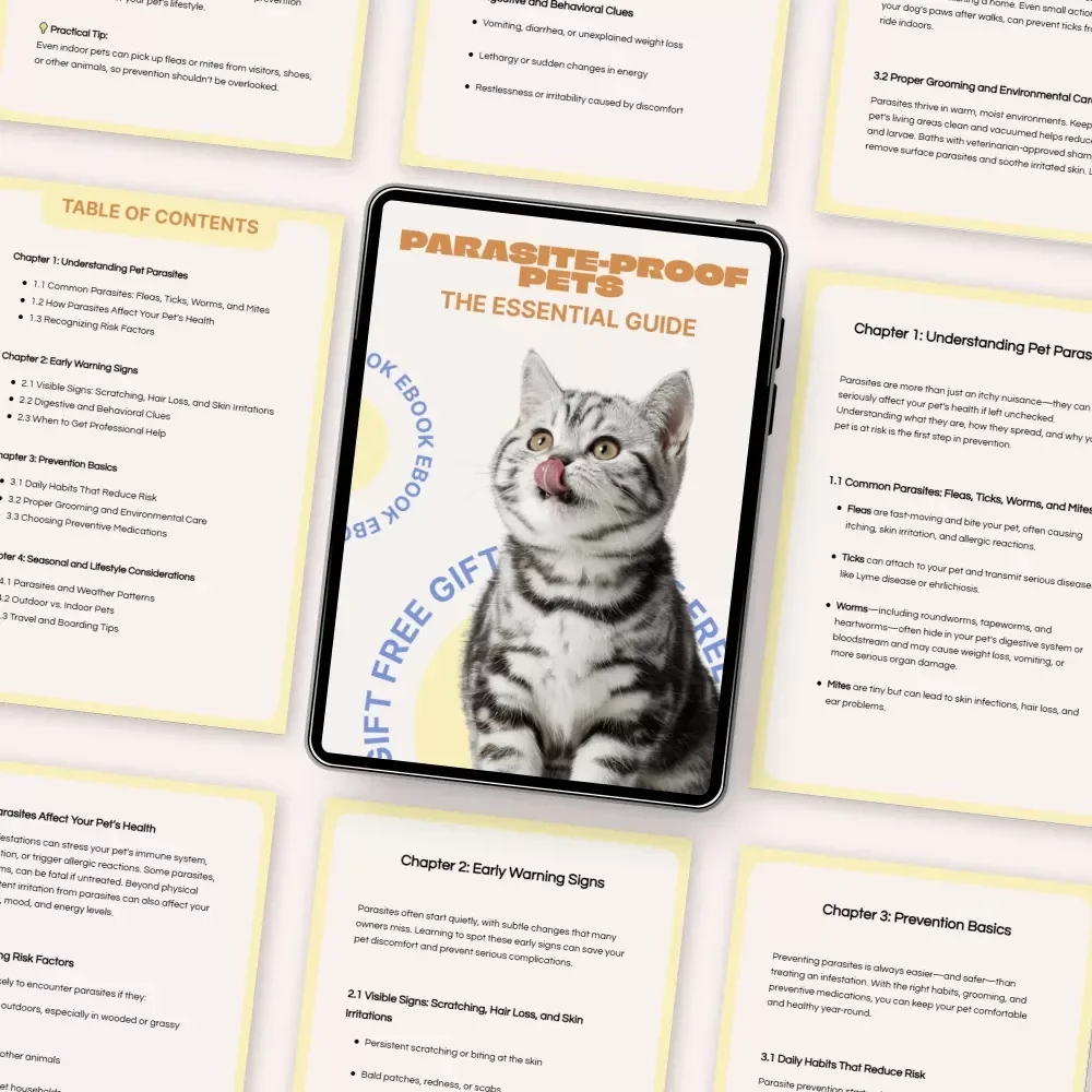 Parasite-Proof Pets: The Essential Guide | Practical pet parasite prevention basics eBook for Healthier Dogs & Cats