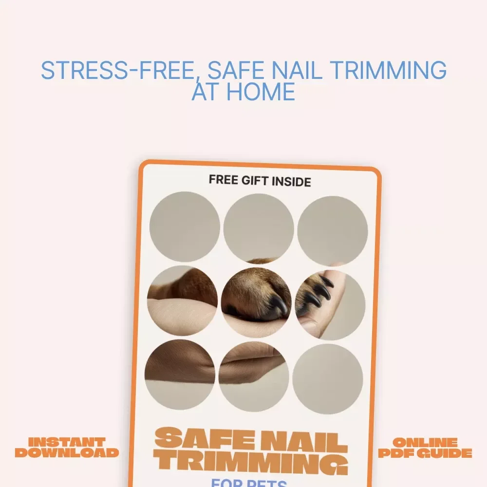 Safe Nail Trimming for Pets – Easy Guide on How to Trim Pet Nails Safely at Home | Stress-Free Dog & Cat Nail Care eBook