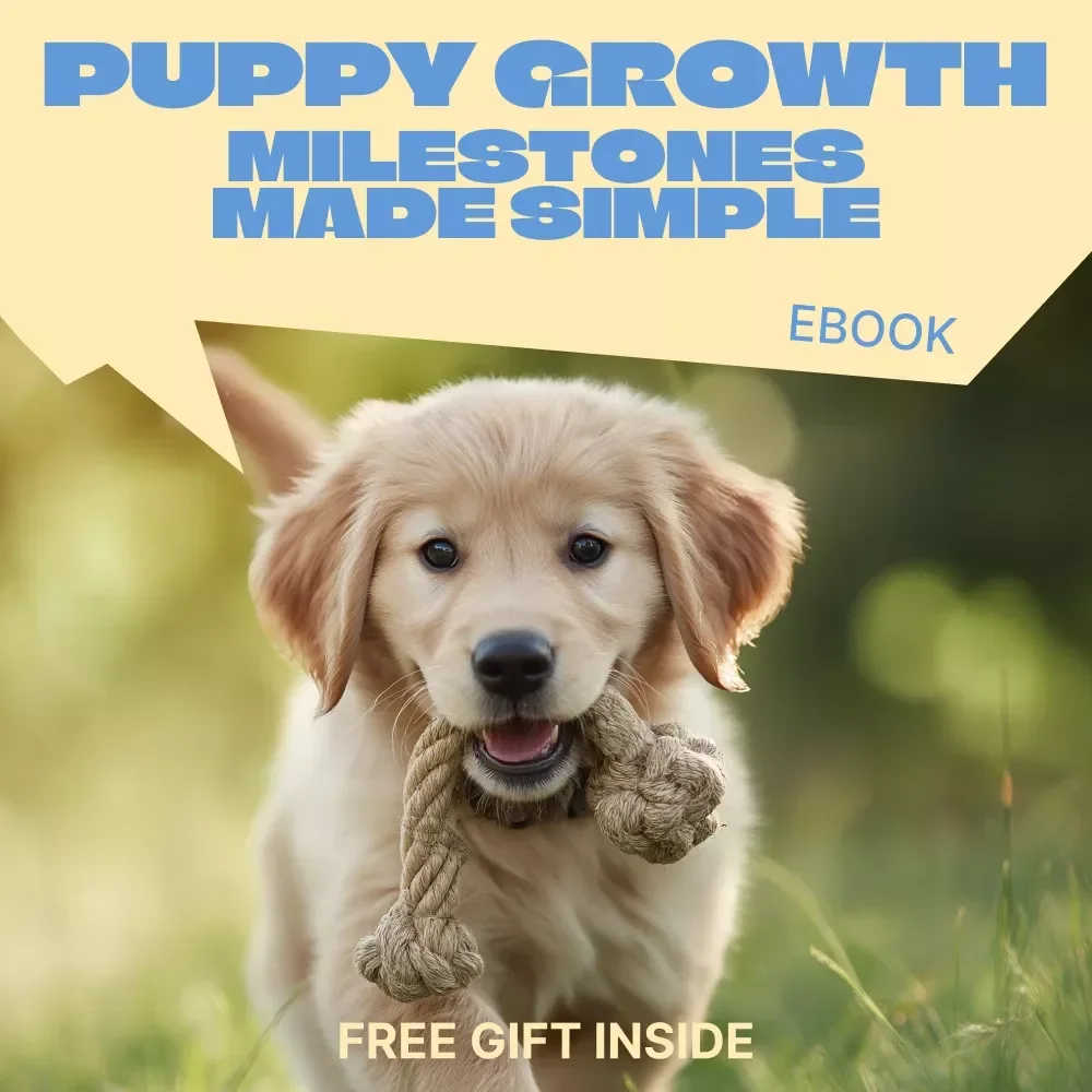 Puppy Growth Milestones Made Simple | Easy-to-Follow Puppy Growth Milestones Chart eBook for New Dog Owners