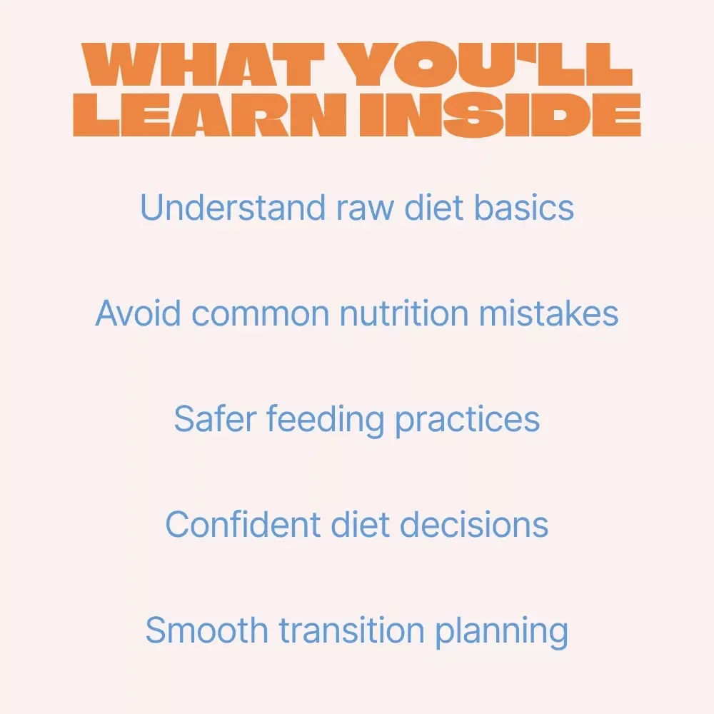 Pros and Cons of a Pet Raw Diet – Practical eBook Guide to raw diet pros and cons pets, Feeding Decisions, Safety & Nutrition