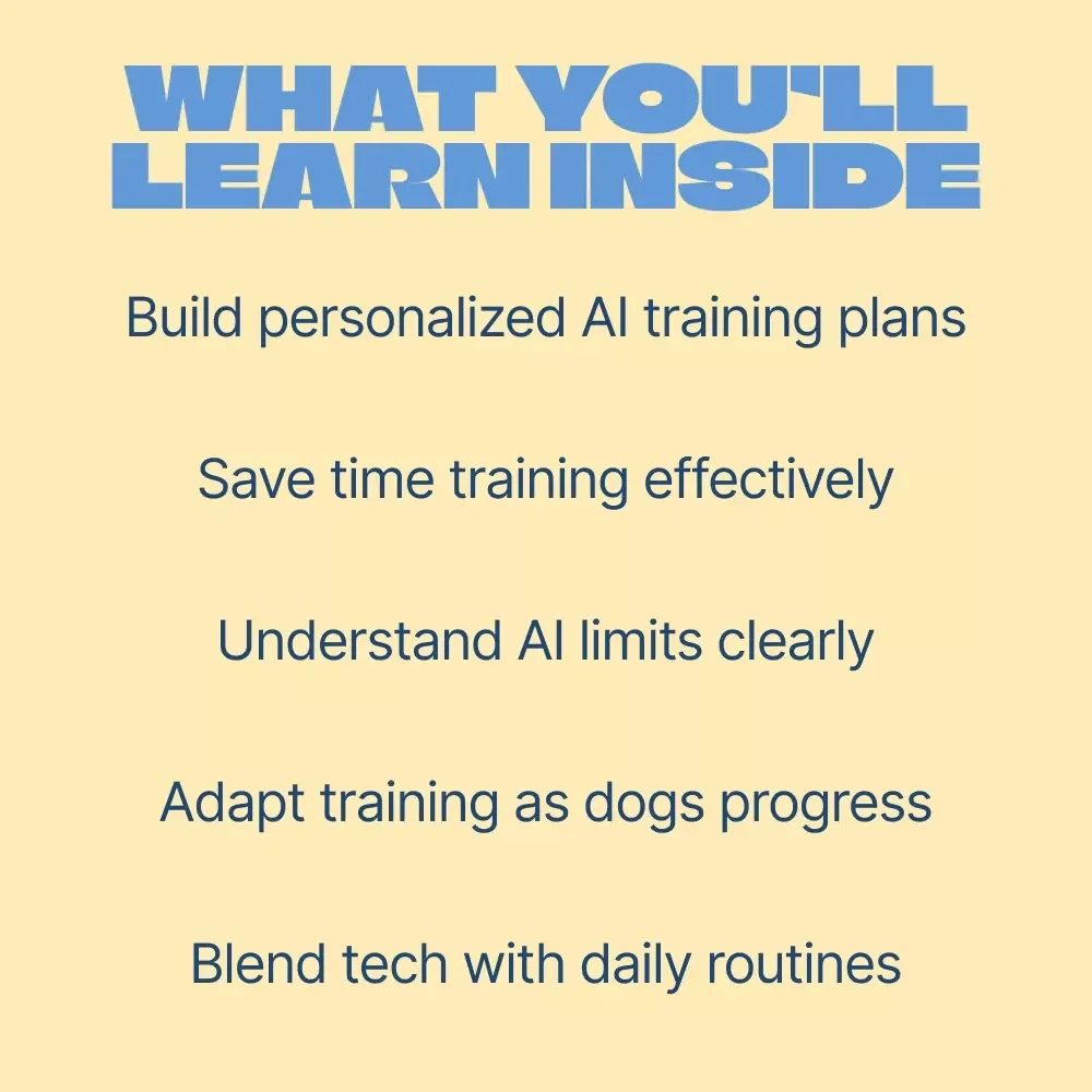 Smart Owner’s Guide to AI-Powered Dog Training – Practical ai training plan for dogs for Busy Pet Parents, Digital Guide Download