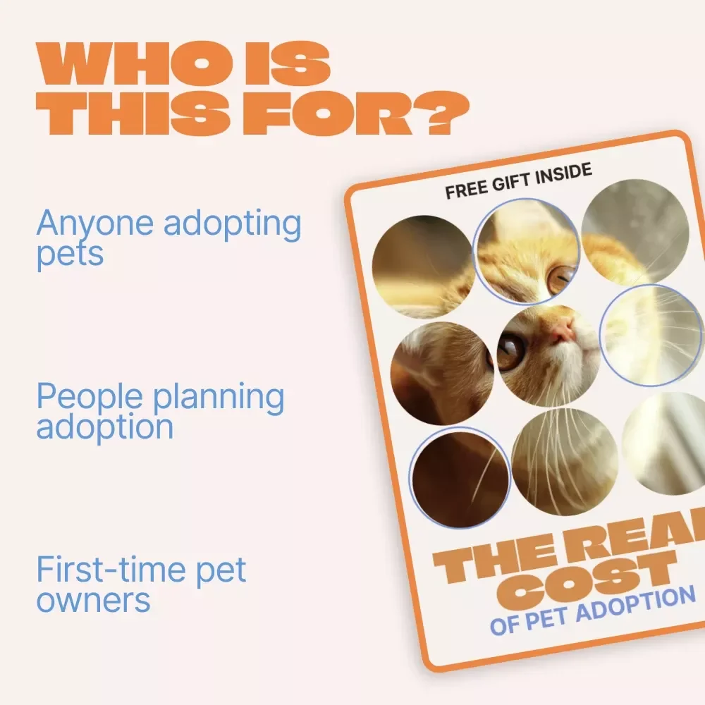 The Real Cost of Pet Adoption | Ebook Guide – Pet Adoption Costs Explained for New & Future Pet Parents