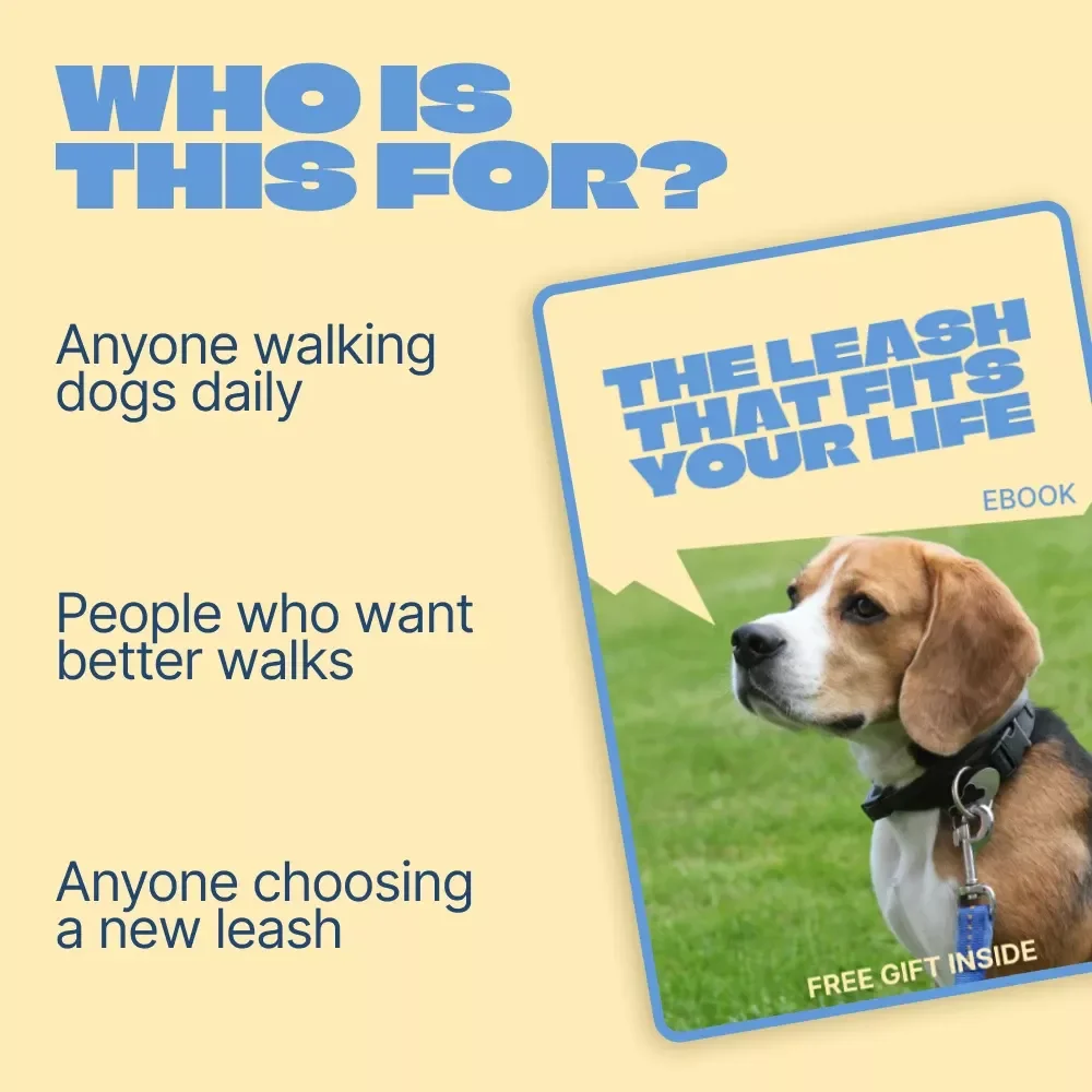 The Leash That Fits Your Life – A Practical Ebook Guide on how to choose a pet leash for Every Dog, Lifestyle & Walking Style