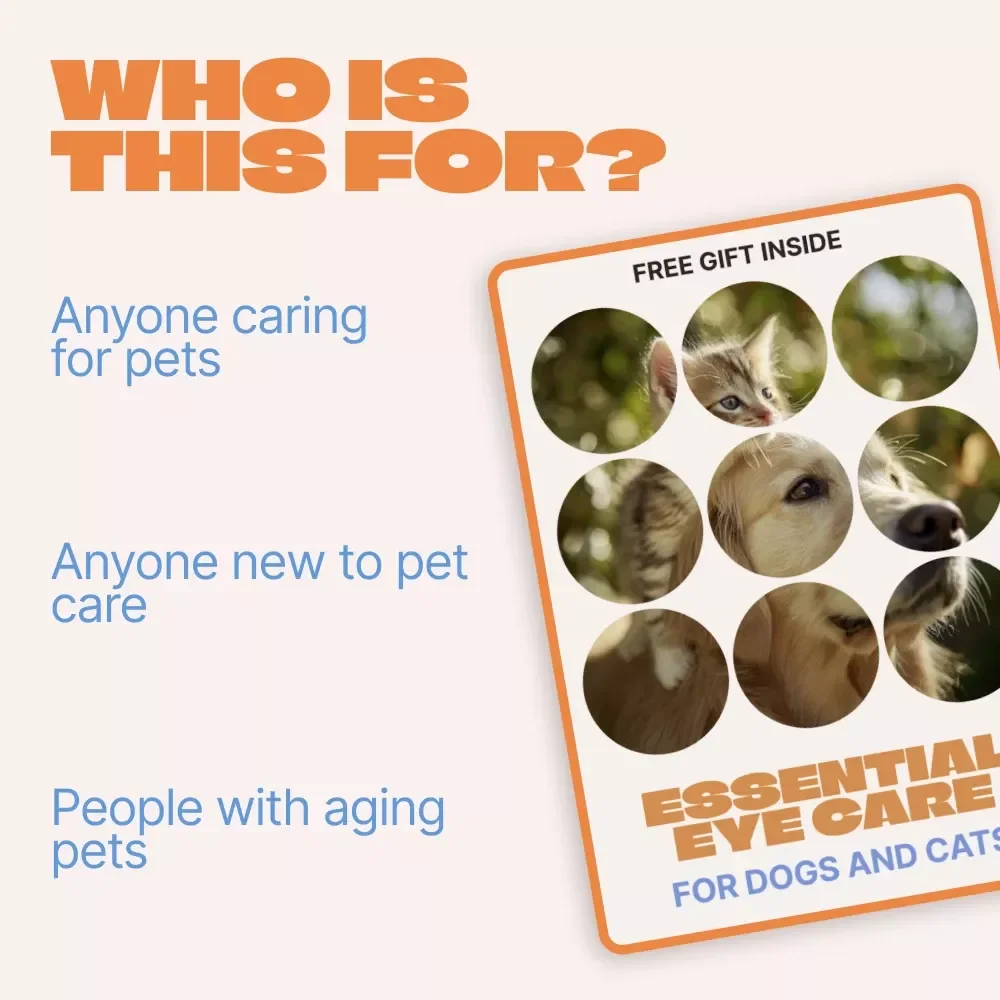 Essential Eye Care for Dogs and Cats – Practical Guide to Eye Care Basics for Pets, Daily Cleaning Routines & Smart Eye Health Tips (Digital Download)