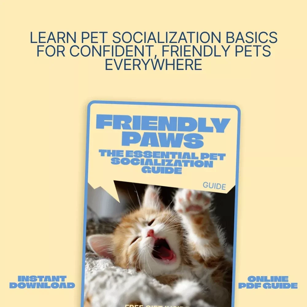 Friendly Paws: The Essential Pet Socialization Guide | Pet Socialization Basics eBook for Confident, Well-Behaved Pets