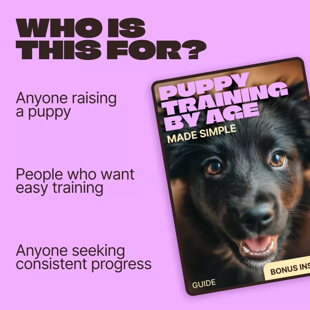 Puppy Training by Age, Made Simple – Easy Step-by-Step Guide for a Puppy Training Schedule by Age | New Puppy Basics, Obedience & Routines