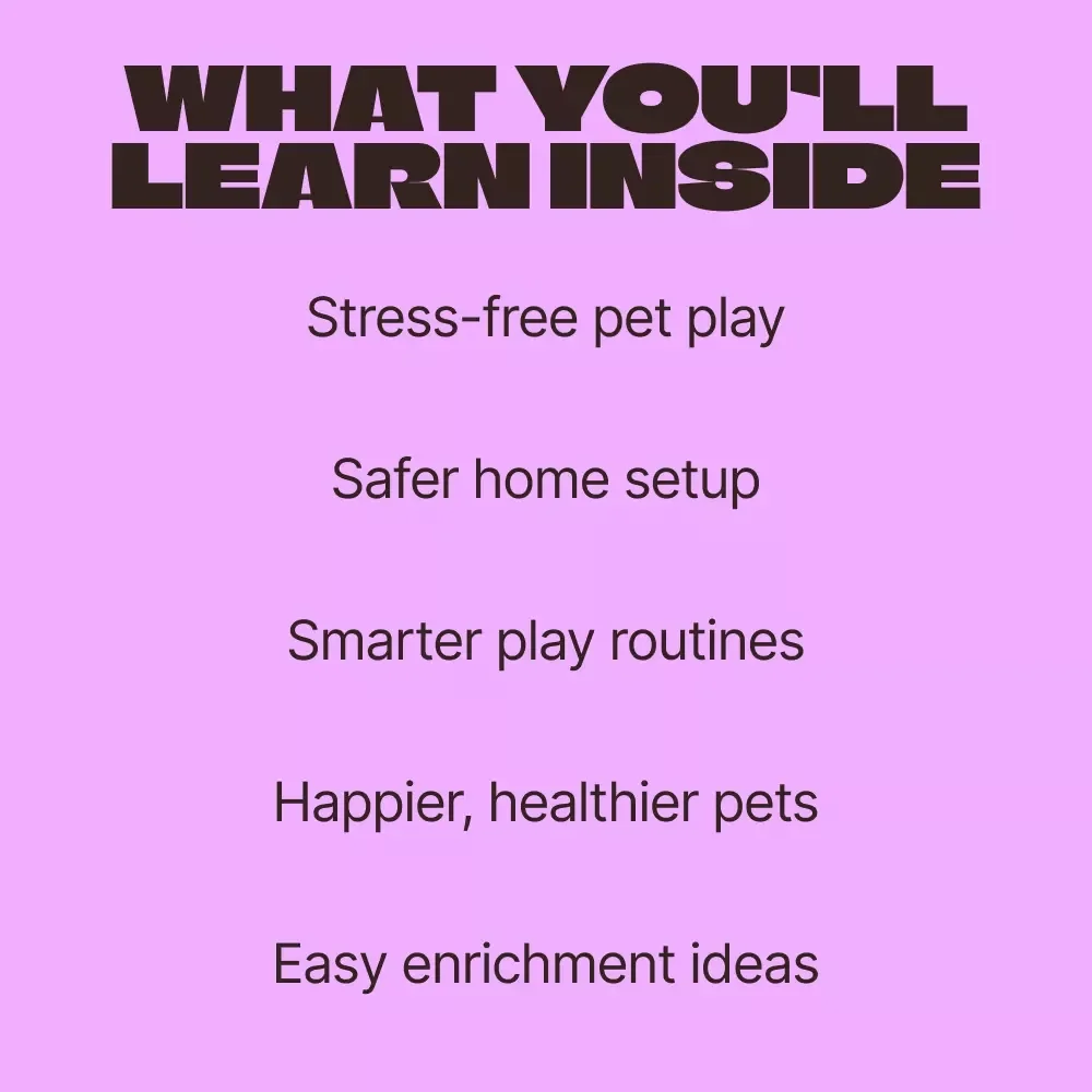 The Joyful Pet: Home Play Area Guide – Smart Play Area Setup at Home for Happy, Healthy Pets | Digital Download