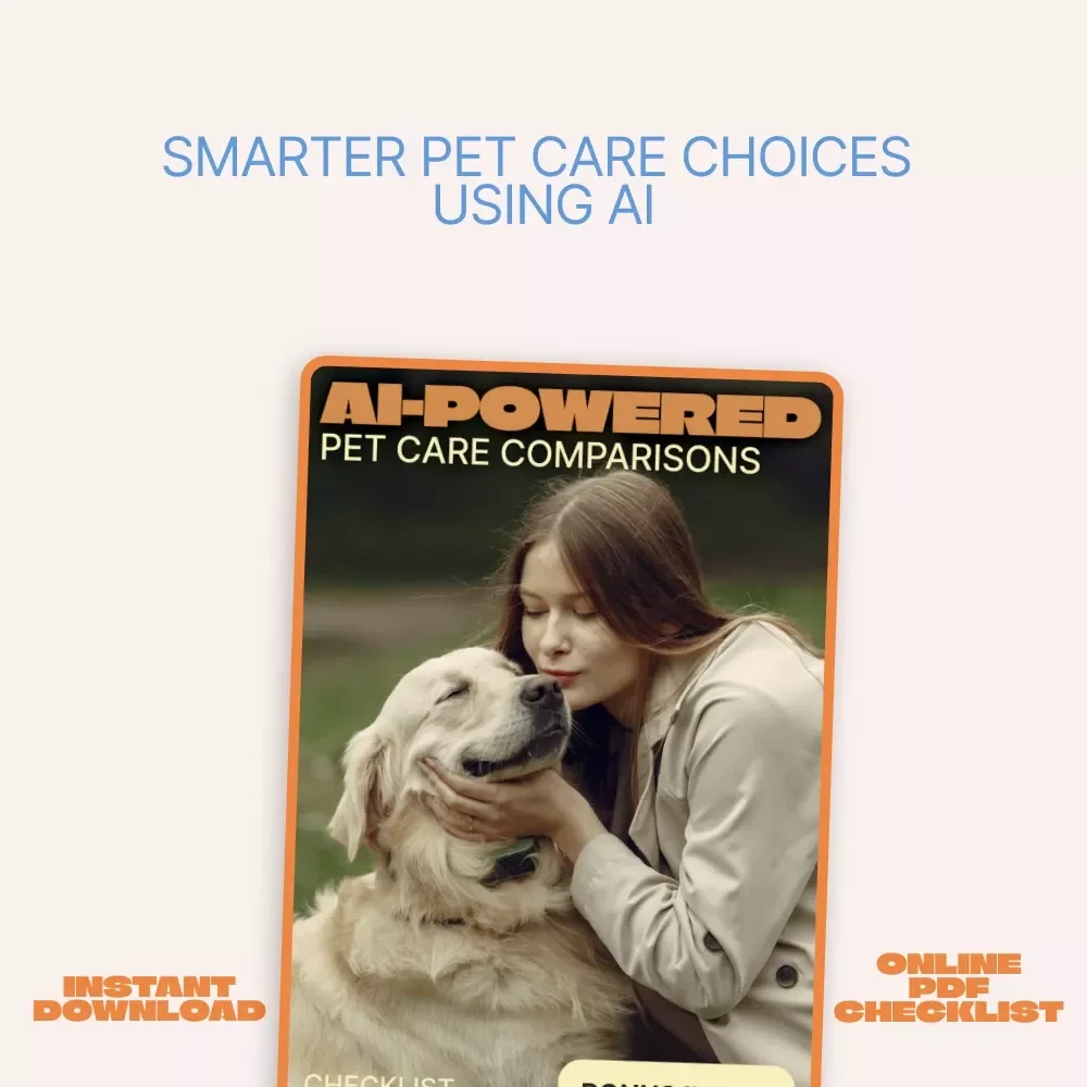 AI-Powered Pet Care Comparisons | Smart Checklist for Smarter Choices | ai compares pet care options