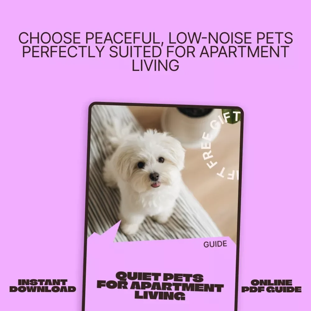 Quiet Pets for Apartment Living | Easy Guide to Quiet Pets for Apartments, Low-Noise Pet Choices, Apartment-Friendly Animals