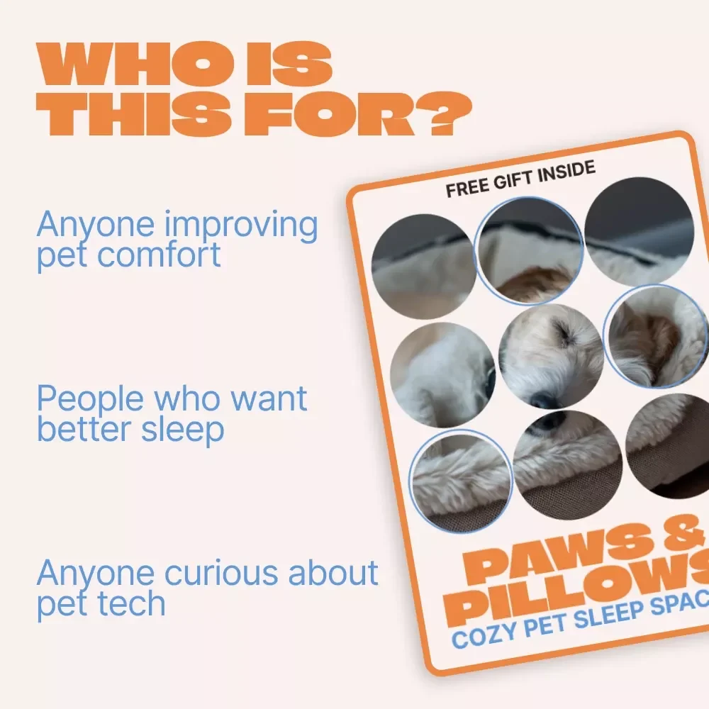 Paws & Pillows: Cozy Pet Sleep Spaces – Complete Guide for Pet Sleeping Area Setup, Comfort, Enrichment & Smart Home Tips (Digital Download)