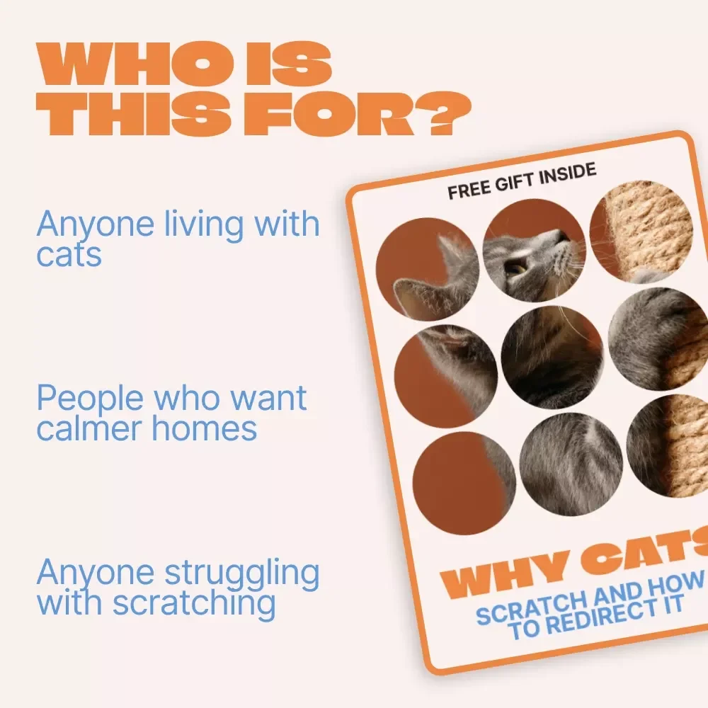 Why Cats Scratch and How to Redirect It | Practical Cat Behavior eBook Explaining Why Cats Scratch Furniture & How to Stop It