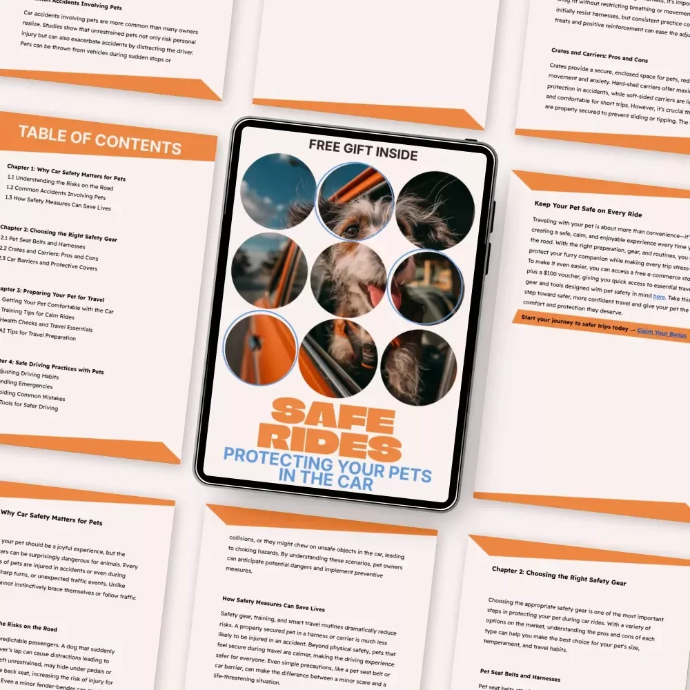 Safe Rides: Protecting Your Pets in the Car | Essential Ebook Guide to Car Safety for Pets, Stress-Free Travel & Smart AI Tips for Pet Owners