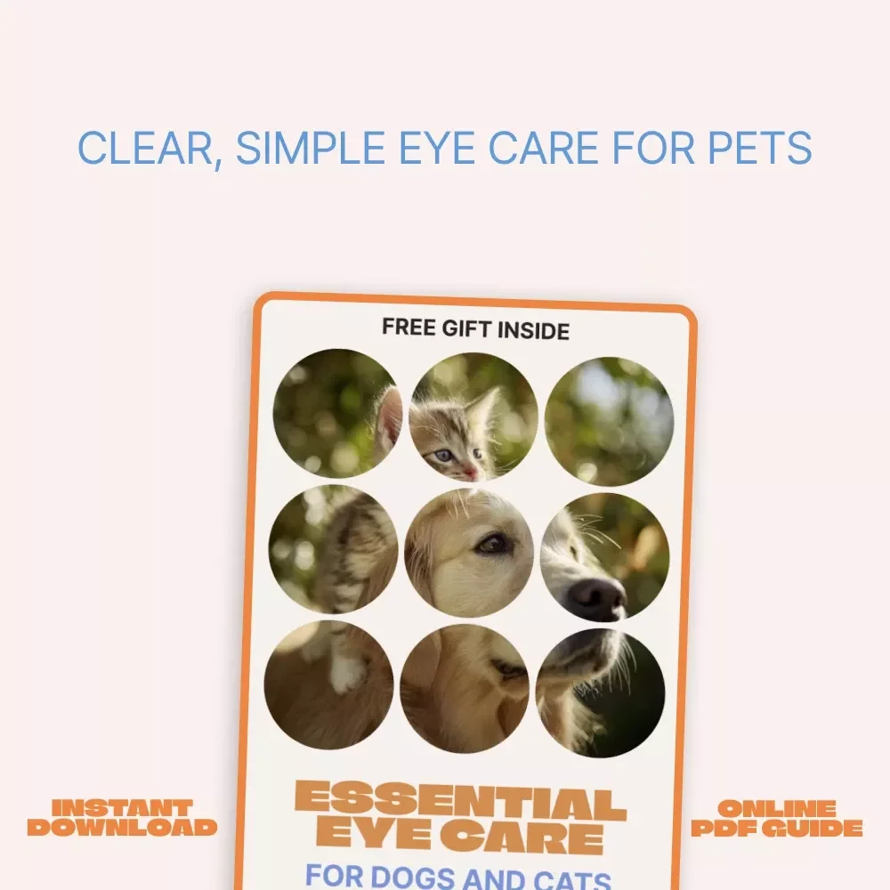 Essential Eye Care for Dogs and Cats – Practical Guide to Eye Care Basics for Pets, Daily Cleaning Routines & Smart Eye Health Tips (Digital Download)