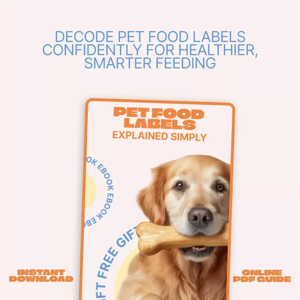 Pet Food Labels Explained Simply | Easy-to-Read eBook Guide for Pet Owners, Learn pet food labels explained with Confidence
