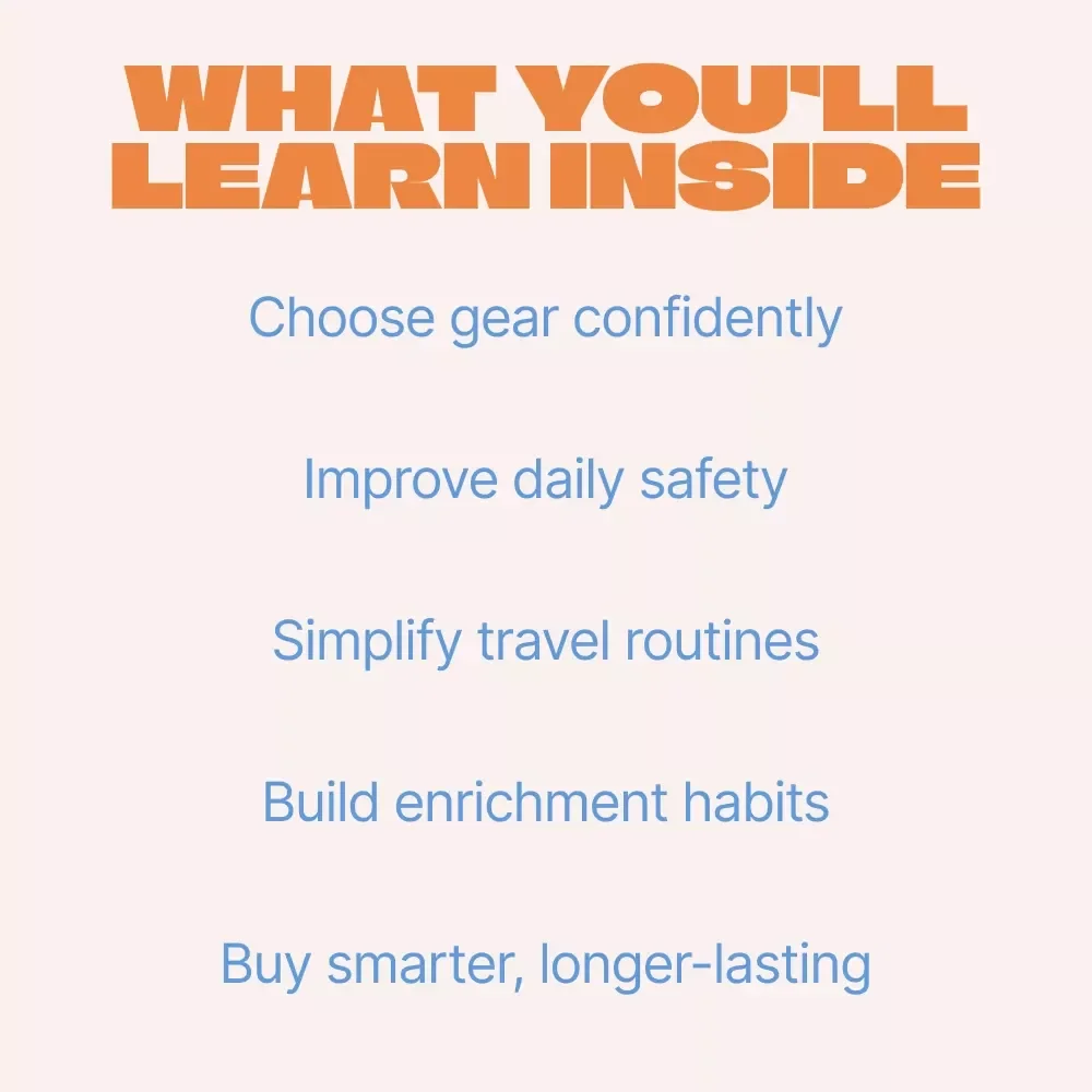 Happy Paws Ready for Anything | Pet Gear Essentials eBook for Everyday Care, Travel & Smart Buying