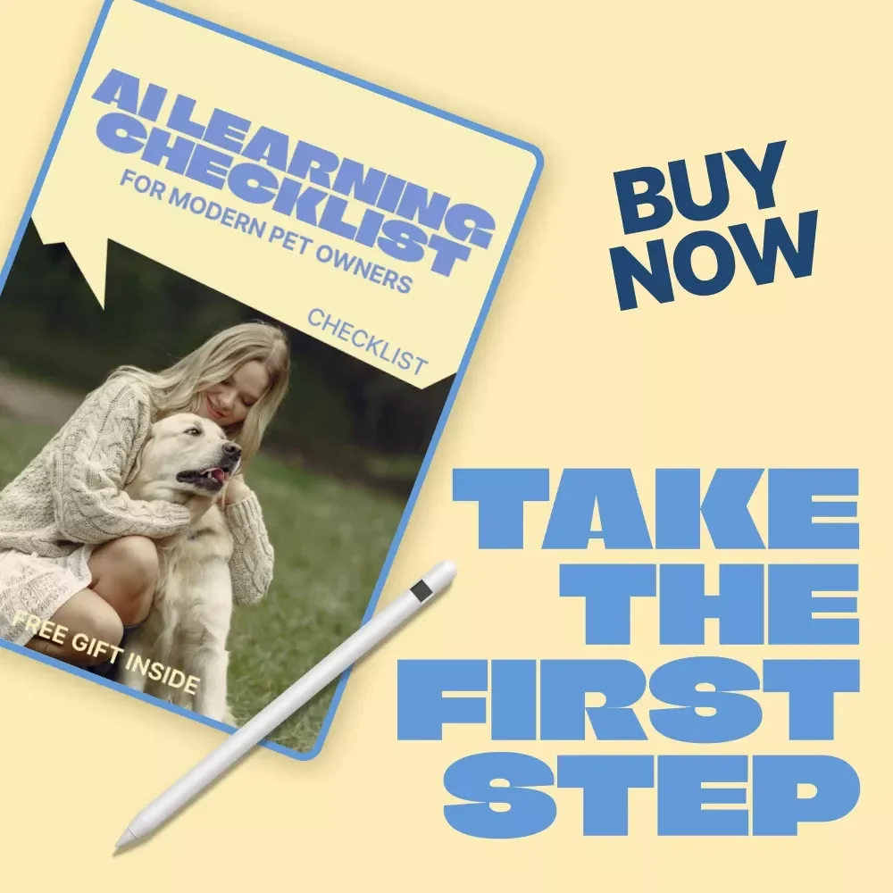 AI Learning Checklist for Modern Pet Owners | Smart, Simple AI Learning Plan for Pet Owners | Digital Checklist Download