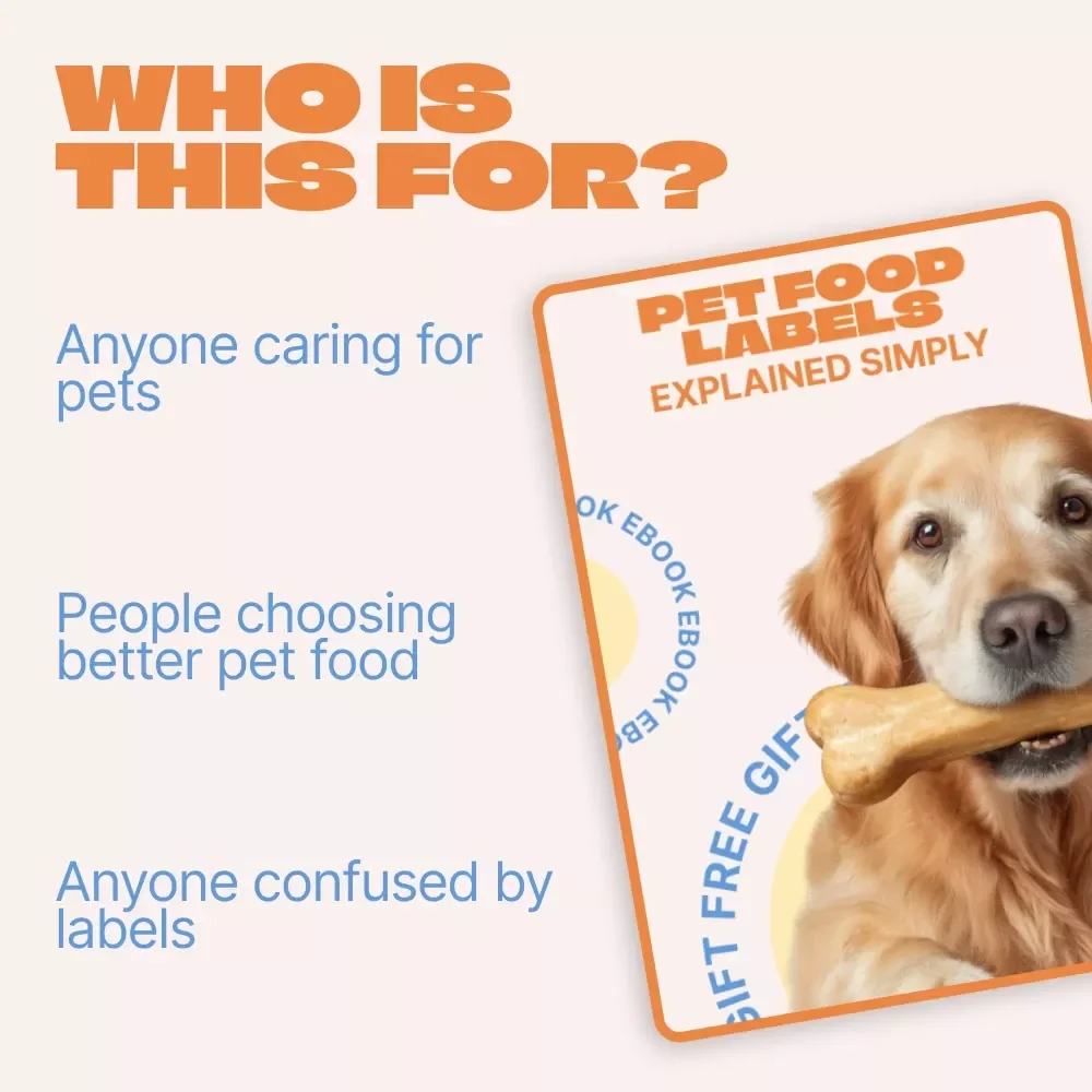 Pet Food Labels Explained Simply | Easy-to-Read eBook Guide for Pet Owners, Learn pet food labels explained with Confidence