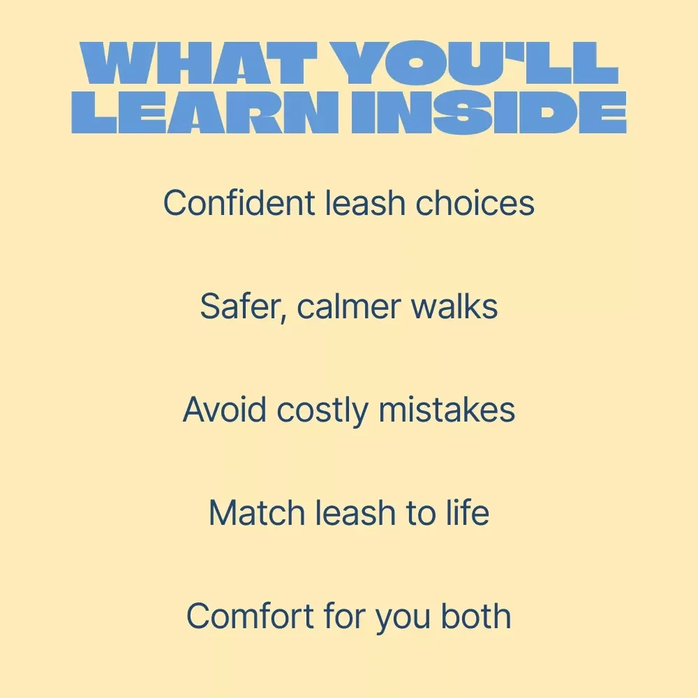 The Leash That Fits Your Life – A Practical Ebook Guide on how to choose a pet leash for Every Dog, Lifestyle & Walking Style
