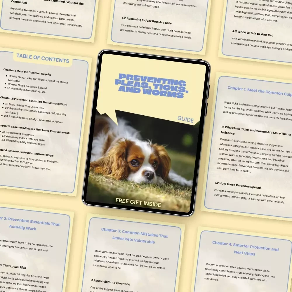 Preventing Fleas, Ticks, and Worms | Essential Pet Health Guide for fleas ticks worms prevention | Easy Digital Download