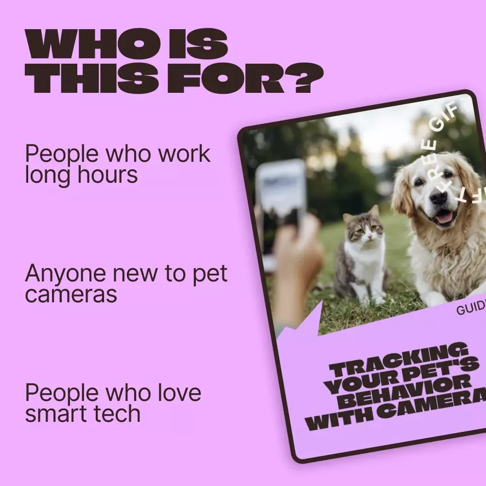 Tracking Your Pet’s Behavior with Cameras – Practical Guide to Pet Cameras for Behavior Tracking, Smart Monitoring & Training Insights (Digital Download)