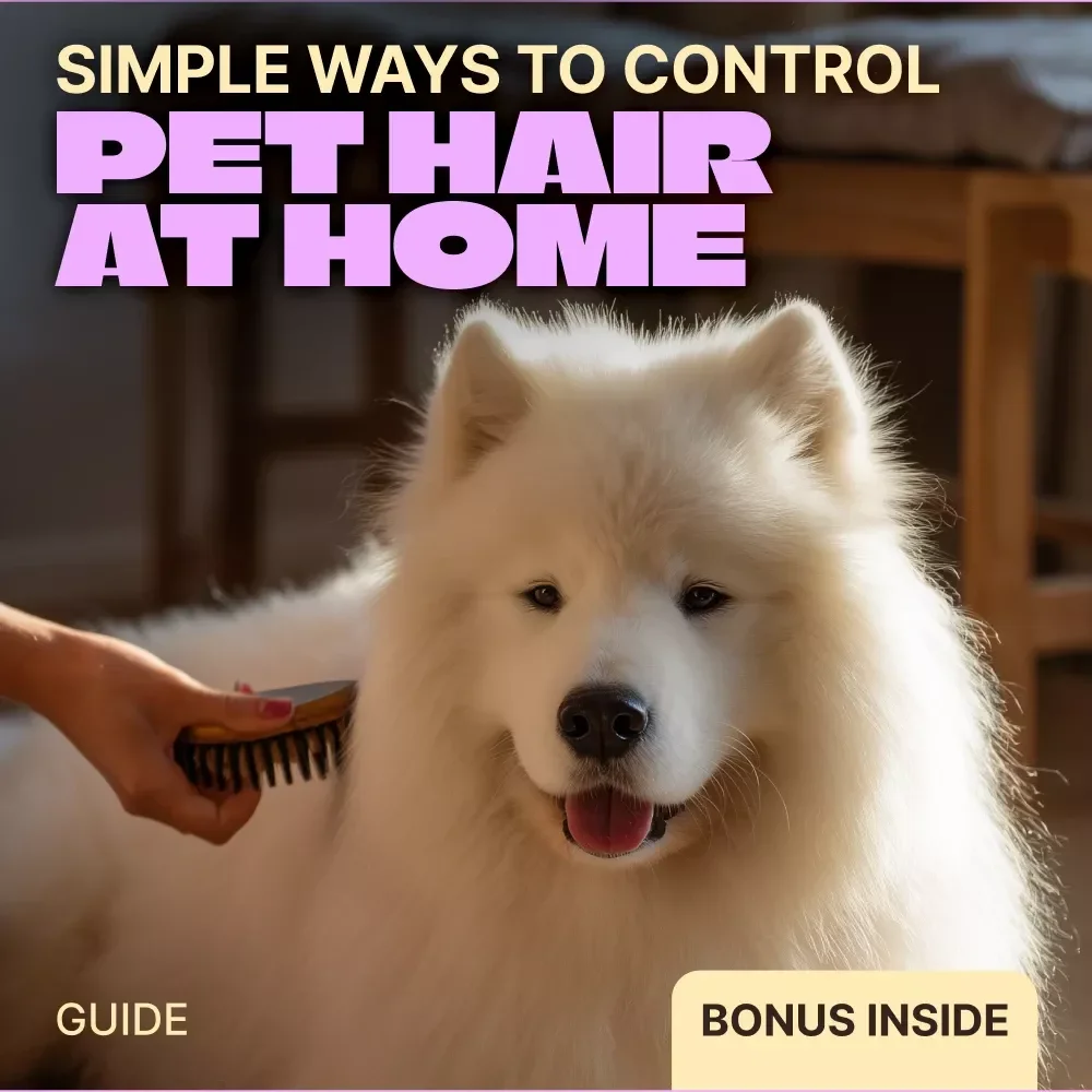 Simple Ways to Control Pet Hair at Home – Practical Guide for Shedding Control at Home, Grooming Routines & Cleaner Living Spaces (Digital Download)