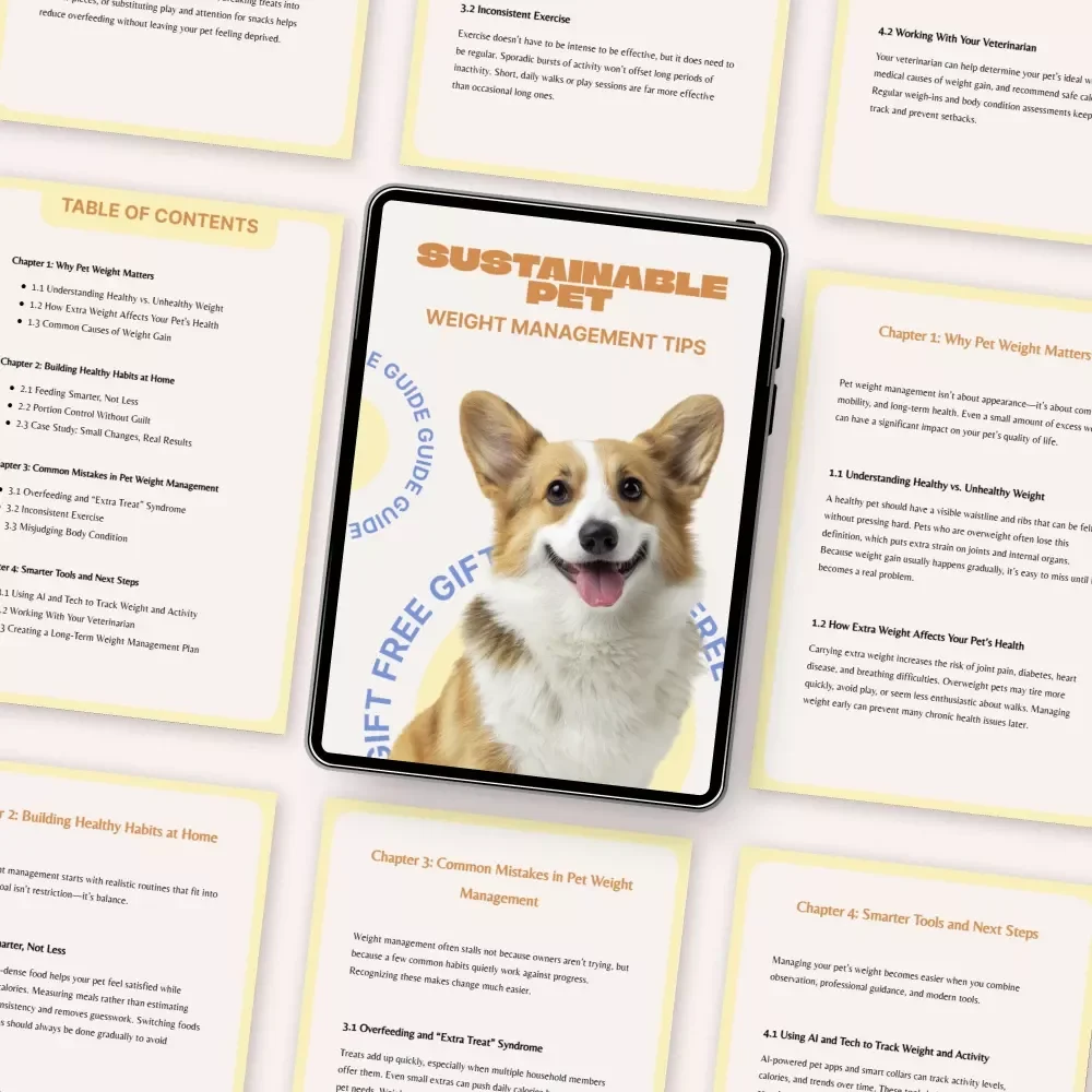 Sustainable Pet Weight Management Tips | Practical Guide for Healthy Pets, Smart Feeding & Long-Term Results | Easy Pet Weight Management Tips for Dogs & Cats