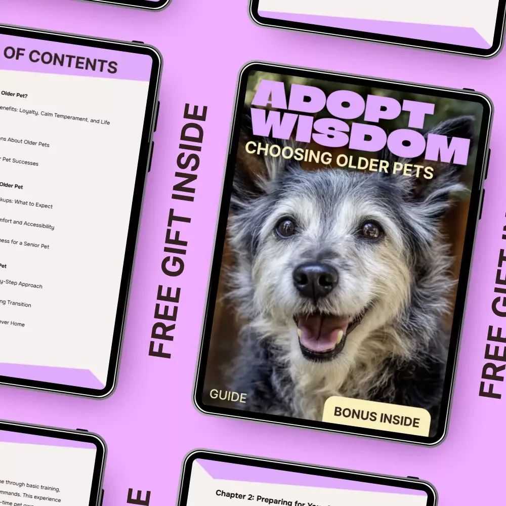 Adopt Wisdom: Choosing Older Pets | Heartfelt Guide to adopting older pet pros cons & Confident Senior Pet Adoption