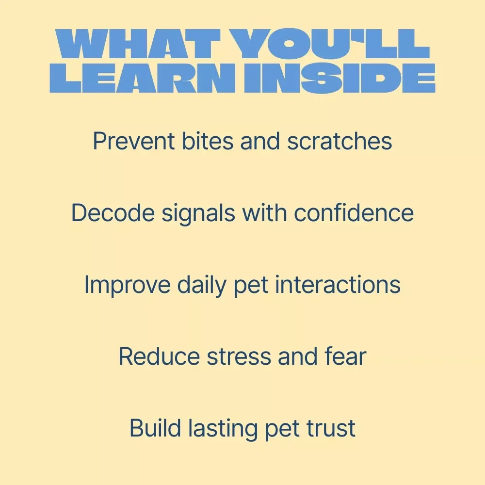 Reading Pet Body Language – A Practical eBook Guide on how to read read pet body language for Dogs, Cats & Small Pets