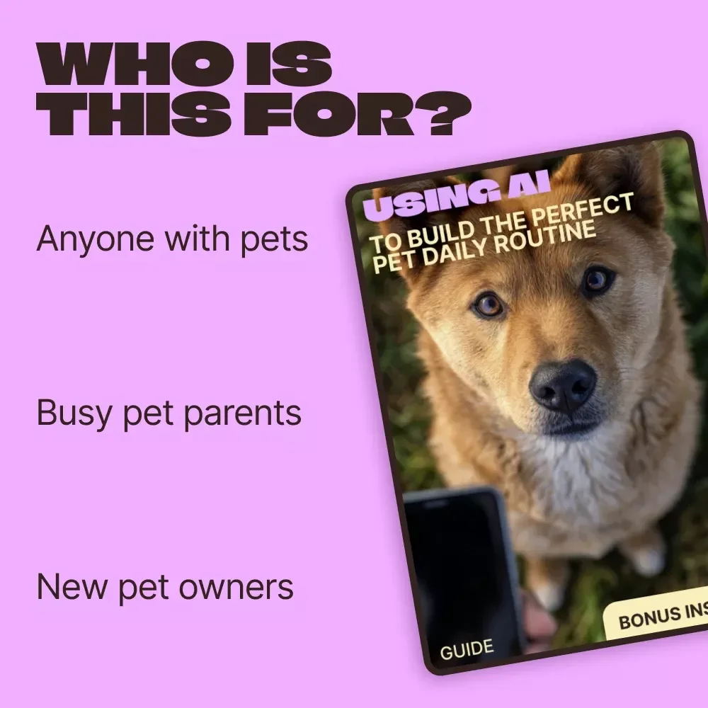 Using AI to Build the Perfect Pet Daily Routine | Smart Pet Care Guide | ai routine builder for pet care