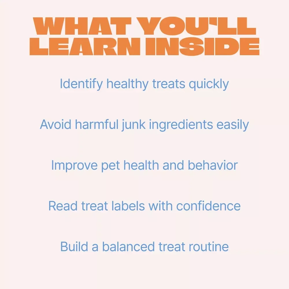 Treat Smarter: Healthy Pet Snacks – A Practical Guide to Healthy Treats vs Junk Treats for Happier, Healthier Pets