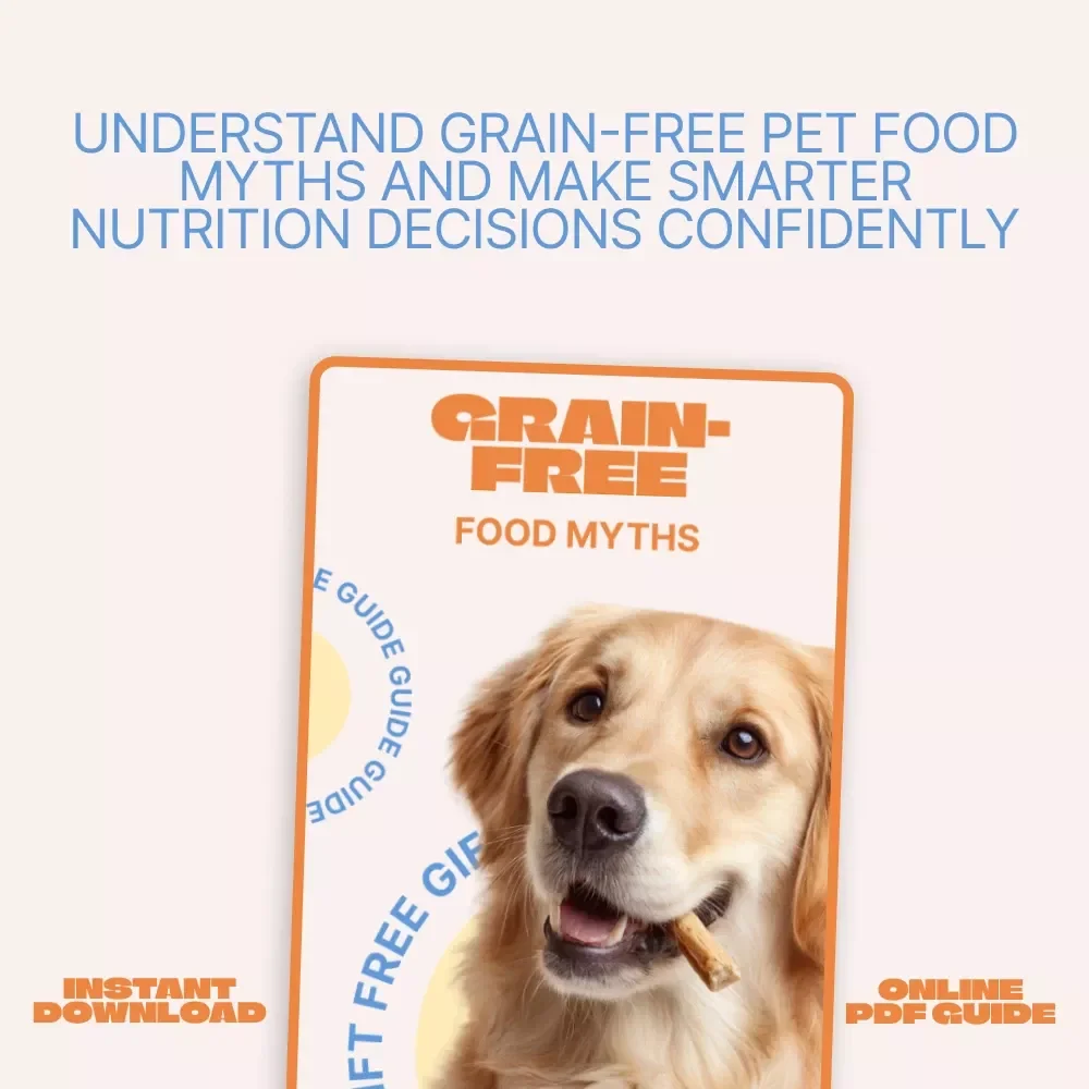 Grain-Free Pet Food Myths | A Practical Guide to Understanding Grain Free Pet Food Myths for Smarter Pet Nutrition Choices