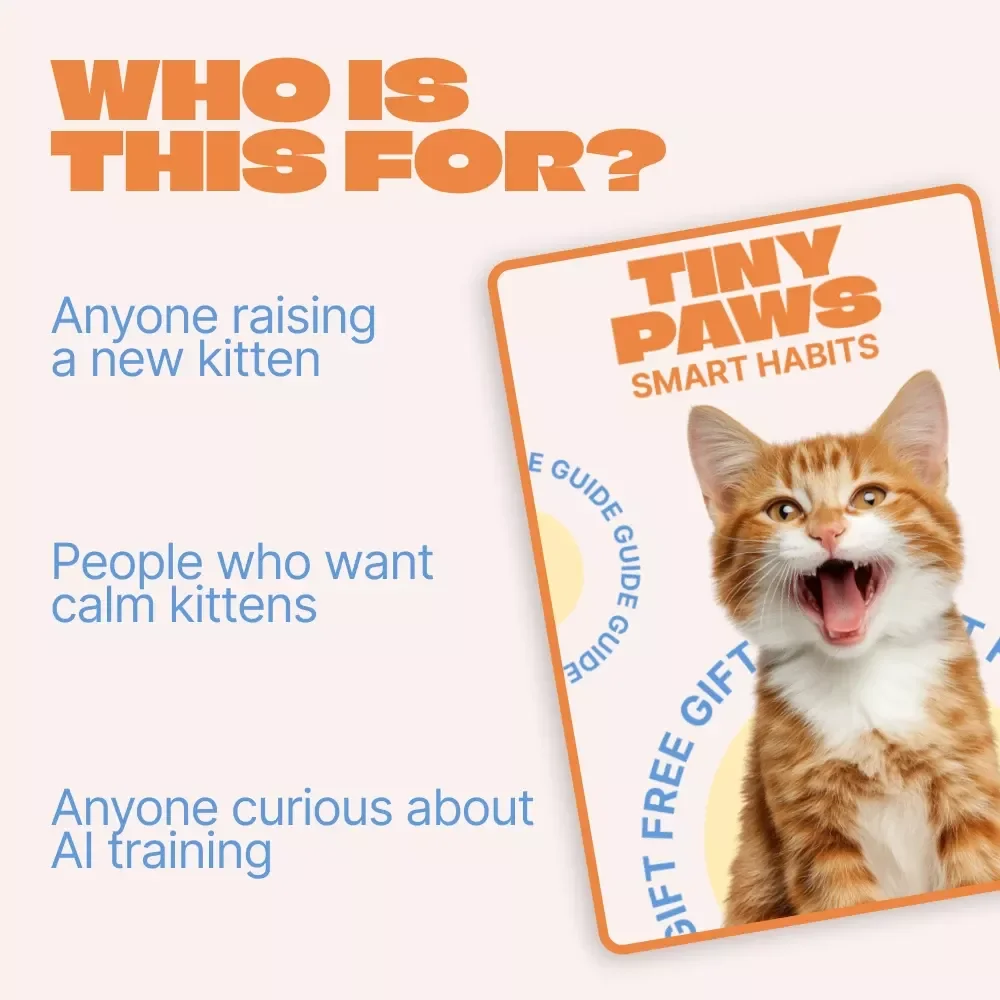 Tiny Paws, Smart Habits – Kitten Training Basics Guide for Happy, Well-Behaved Cats | Easy Home Training, Routines & Smart Prompts