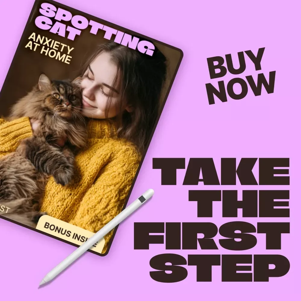 Spotting Cat Anxiety at Home Checklist | Easy Guide to cat anxiety signs at home for Calm, Happy Cats
