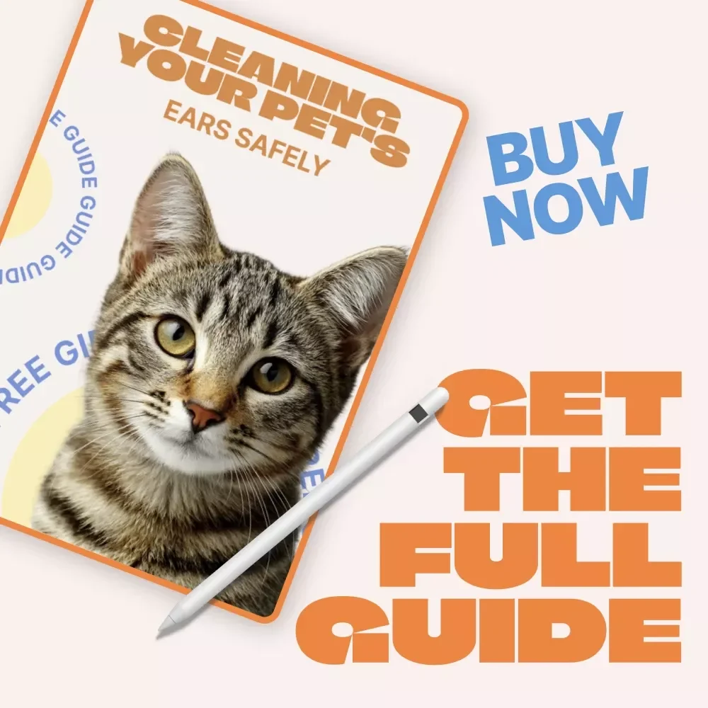 Cleaning Your Pet’s Ears Safely – Easy Step-by-Step Guide to Ear Cleaning for Pets, Dogs & Cats