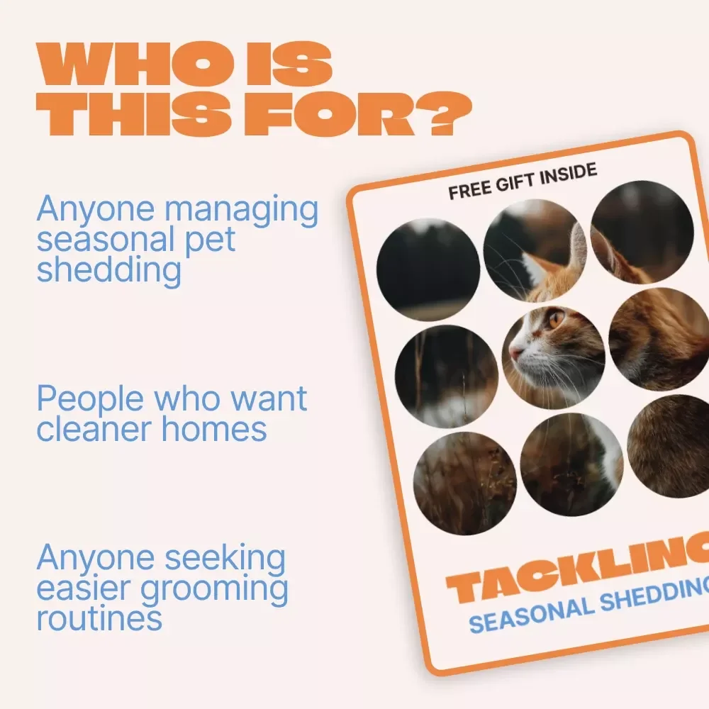 Tackling Seasonal Shedding | Easy Pet Care Checklist with Seasonal Shedding Tips | Printable & Digital Download
